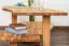 Table basse en bois de hêtre huilé massif Wooden Nature 10 - Dimensions 47 x 110 x 70 cm (H x L x P)