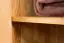Armoire à portes battantes / armoire Wooden Nature 129 en bois de coeur de hêtre massif - 180 x 90 x 40 cm (h x l x p)