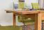 Table de salle à manger Wooden Nature 116 en bois de coeur de hêtre massif huilé - 140-180 x 90 cm (L x P)