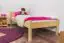 Lit pour enfants / lit pour jeunes en bois de pin massif naturel 86, sommier à lattes inclus - Surface de couchage 80 x 200 cm