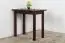 Table en pin massif, couleur noyer Junco 226A (carrée) - 50 x 80 cm (L x P)
