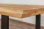 Table de salle à manger Wooden Nature 413 chêne massif huilé, plateau rustique - 160 x 90 cm (L x P)