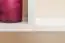 Étagère à suspendre / étagère murale en bois de pin massif, laqué blanc Junco 289 - 66 x 88 x 20 cm (H x L x P) 