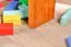 Lit enfant / lit junior en pin massif couleur chêne 96, avec sommier à lattes - 90 x 160 cm (L x l)