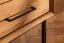 Vitrine Kumeu 54, en bois de hêtre massif huilé - Dimensions : 125 x 97 x 45 cm (H x L x P)