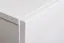 Meuble-paroi exceptionnel Kongsvinger 83, Couleur : Chêne Wotan / Gris brillant - Dimensions : 160 x 270 x 40 cm (H x L x P), avec éclairage LED