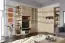 Armoire de salle à manger, Vitrine, 110 cm de large, Aspect: Chêne Sonoma