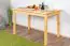 Table en bois 120 x 75 cm