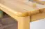 Table en bois 120 x 75 cm