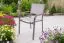 Fauteuil de jardin Phoenix Aluminium - Couleur aluminium : aluminium gris, Revêtement chaise : gris clair, profondeur : 605 mm, largeur : 565 mm, hauteur : 850 mm