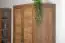 Armoire à portes battantes / armoire Sardona 08, couleur : brun chêne - 186 x 100 x 55 cm (h x l x p)