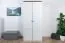 Armoire à portes battantes / armoire Segnas 07, couleur : blanc pin / brun chêne - 198 x 90 x 53 cm (h x l x p)