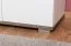 Armoire à chaussures Sagone 02, couleur : chêne brun foncé / blanc - Dimensions : 98 x 68 x 35 cm (h x l x p)