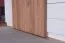 Armoire à portes battantes / armoire Gremda 05, Couleur : Chêne / Blanc - 202 x 230 x 52 cm (h x l x p)
