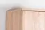 Armoire à portes battantes / Penderie Muros 01, Couleur : Chêne brun - 222 x 50 x 52 cm (h x l x p)