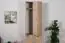 Armoire à portes battantes / armoire Muros 05, couleur : brun chêne - 222 x 75 x 52 cm (H x L x P)