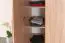 Armoire à portes battantes / Penderie Sidonia 06, Couleur : Chêne brun - 200 x 164 x 53 cm (h x l x p)