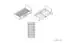 Lit simple / lit d'appoint Knoxville 16, couleur : blanc pin / gris - couchette : 90 x 200 cm (l x L), avec 2 tiroirs
