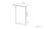 Miroir Knoxville 24, Couleur : Blanc de pin - Dimensions : 94 x 54 x 2 cm (H x L x P)
