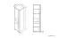 Armoire Mesquite 03, couleur : chêne clair de Sonoma / chêne truffier de Sonoma, charnière de porte à gauche - Dimensions : 199 x 54 x 40 cm (H x L x P), avec 1 porte et 6 compartiments