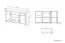 Commode Mesquite 08, couleur : chêne clair de Sonoma / chêne truffier de Sonoma - Dimensions : 91 x 165 x 40 cm (H x L x P), avec 2 portes, 4 tiroirs et 4 compartiments