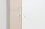 Armoire à portes battantes de la chambre des jeunes / armoire d'angle Lede 02, couleur : gris / chêne / blanc - Dimensions : 190 x 90 x 90 cm (H x L x P)