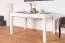 Table de salle à manger à ralonge, Couleur : Blanc - dimensions : 140 - 340 x 90 cm (l x p)