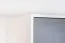 Chambre d'enfant - Armoire à portes battantes / Armoire Syrina 05, Couleur : Blanc / Gris / Bleu - Dimensions : 202 x 153 x 55 cm (H x L x P)