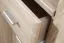Commode Bratteli 15, Couleur : Chêne Sonoma - Dimensions : 96 x 60 x 32 cm (H x L x P), avec trois compartiments