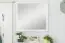 Miroir Falefa 16, couleur : blanc - 70 x 77 x 4 cm (h x l x p)