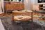 Table basse Wellsford 50 en bois de hêtre massif huilé - Dimensions : 60 x 60 x 35 cm (l x p x h)