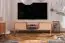Meuble TV Wellsford 12, en bois de hêtre massif huilé - Dimensions : 64 x 204 x 46 cm (H x L x P)