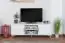 TV - meuble bas Amanto 8, couleur : blanc / frêne - Dimensions : 54 x 150 x 40 cm (H x L x P)