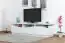 Meuble TV Patamea 03, couleur : blanc brillant - 48 x 180 x 50 cm (h x l x p)