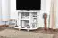Meuble TV en pin massif blanc Junco 205 - Dimensions : 59 x 80 x 48 cm (H x L x P)
