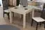 Table de salle à manger Varbas, Couleur : Chêne - Dimensions : 80 x 80 x 77 cm (L x P x H)
