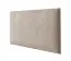 Panneaux rembourrés, lot de 10, couleur : marron clair, housse : velours, dimensions : 60 x 30 cm