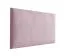 Panneaux rembourrés, lot de 10, Couleur : Rose, Revêtement : Velours, dimensions : 70 x 30 cm
