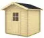 Abri de jardin Goldspitze avec plancher - 28 mm Maison en madriers, surface au sol : 3,2 m², Toit à deux versants