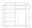 Armoire à portes coulissantes Aitape 18 | chêne Sonoma foncé | 188 x 200 x 60 cm | Rangement spacieux