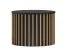 Table basse design Cikarang 10 | Noir et Chêne | 68 x 68 x 54 cm