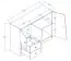 Commode Sirte 07 | Finition chêne, blanc et gris brillant | 90 x 120 x 40 cm | Design moderne
