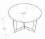 Table basse Granollers 01 blanc marbre | 50 x 50 x 37 cm | Design moderne et compact
