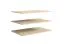 Tablettes pour armoires, lot de 3 - Dimensions : 55 x 87 x 1,5 cm