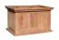 Jardinière Porto grand en teck - Dimensions : 82 x 58 x 47 cm (L x P x H)