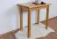 Table carrée en pin massif | Finition aulne | Junco 226A | 50 x 80 cm | Design moderne | Robuste