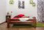 Lit Pin massif 160 x 200 cm Noisette