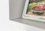 Étagère murale en pin massif blanc laqué Junco 291C | 30 x 30 x 20 cm | Design moderne | Rangement mural