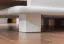 Armoire en bois de pin massif, laqué blanc 012 - Dimensions 190 x 90 x 60 cm (H x L x P)