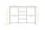 Commode Tasman 13 en hêtre massif huilé | Design haut de gamme | 77 x 115 x 45 cm